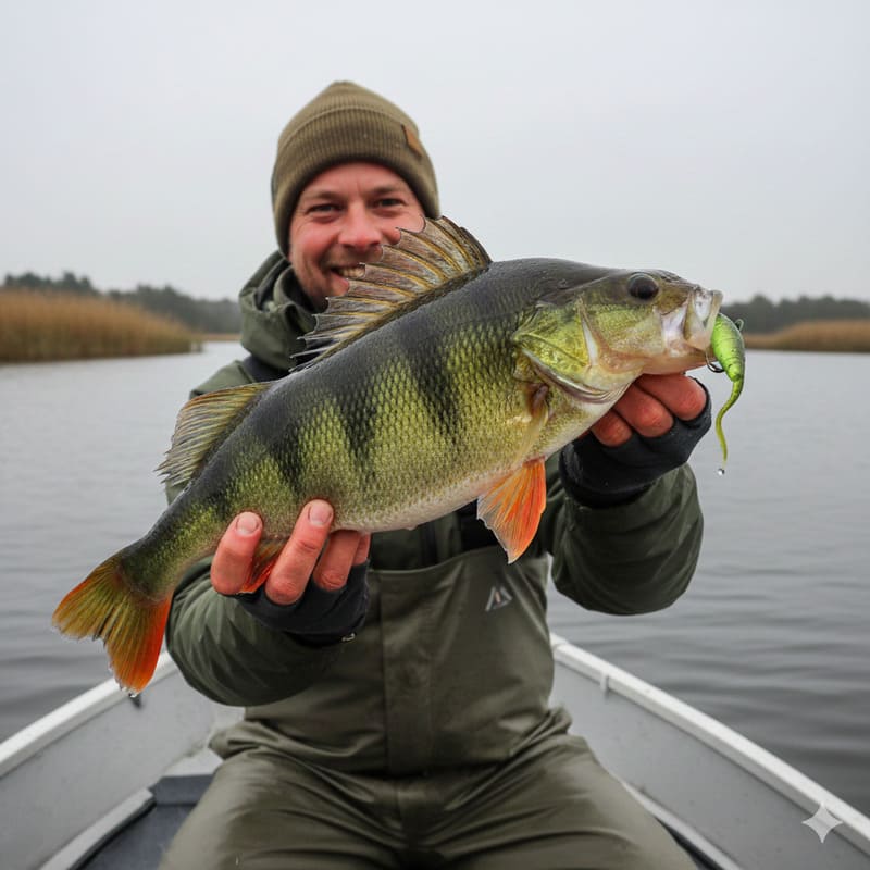 Kapitaler Barsch aus dem Maribo-See