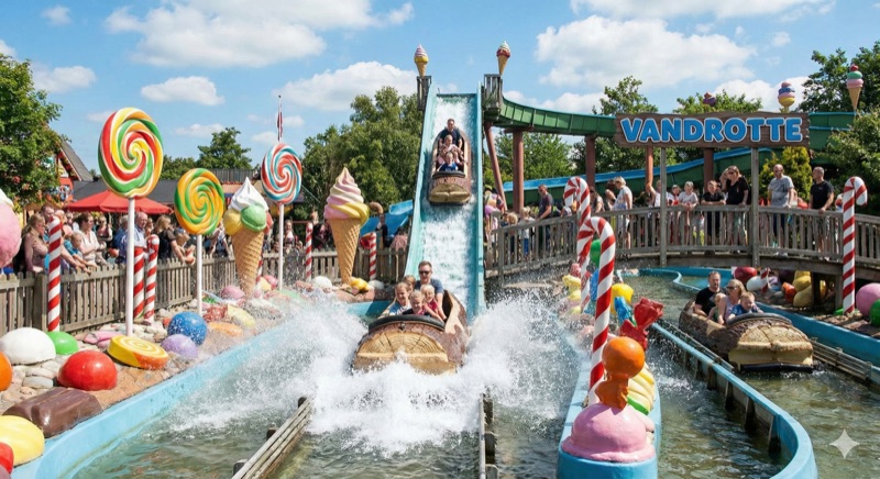 Wasserbahn im BonBon-Land