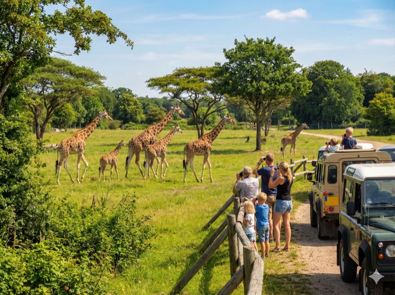 Giraffen im Knuthenborg Safaripark