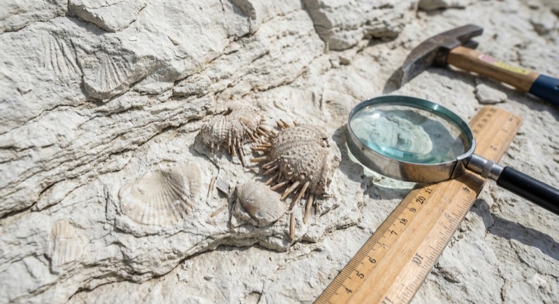 Fossilien Stevns Klint