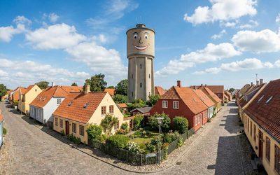 Sakskøbing – Lächelnder Wasserturm Saxine